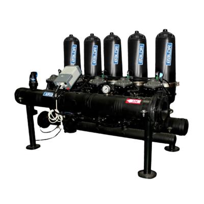 China Smooth Filtration 3 Inch 5 Unit Automatic Disc Filter TType Filtration System For Farm Watering Irrigation for sale