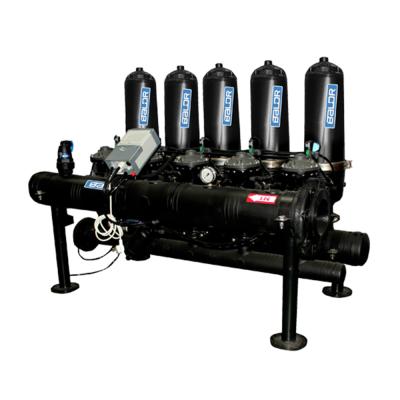 China Smooth Filtration T Type 3 Inch 5 Unit Automatic Disc Backwash System For Farm Irrigation Automatic Disc Filtration System Filter for sale