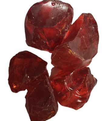 China Rudy Red Armor Chunks Slag Outdoor Crushed Glass Toggles for Garden Firepit Decoration for sale