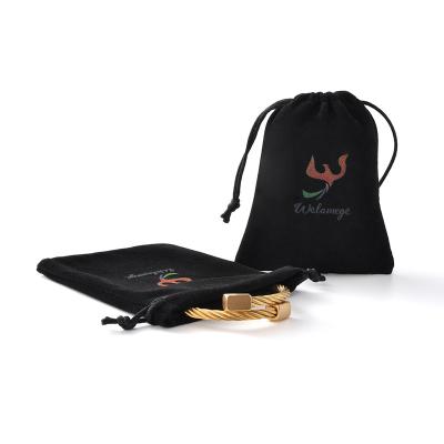 China Jewelry Packing Box P03 Drawstring Jewelry Hanging Bag Wholesale High Quality Logo Display Travel Pouch Beautiful Colorful Velvet 2020 Custom Made for sale