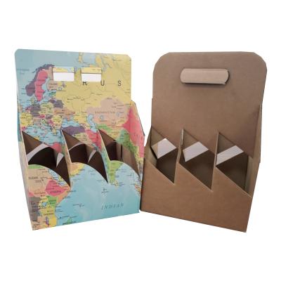 China New Product Recyclable Hot Sale Moq Small Beige Irregular Paper Display Box for sale