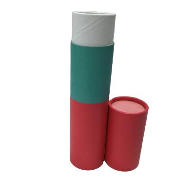 China Wholesale materials cheap samll printed recycled paepr tube packaging box for sale