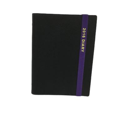 China Spiral Custom Leather Planner , PU Leather Notebook For Business for sale