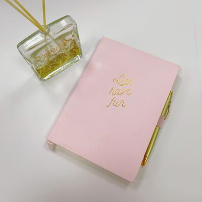 China Wholesale Custom Printed Logo Hardcover Luxury Dairy Notebook Agenda Diary Notebook With Gold Stamping for sale