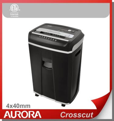 China Aurora AS2030CD Plastic Paper Shredder, 20 sheet (A4) Cross cut 4 x 40mm,Heavy Duty Shredding machine for Office Normal for sale