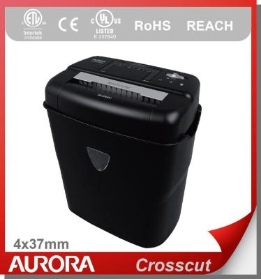 China Aurora AS1018CD Plastic Paper Shredder, 10 sheet (A4) Crosscut 4x37mm, Medium Duty Shredding machine for Office & SOHO Normal for sale