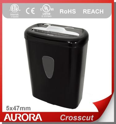 China Aurora AS800CD Plastic Paper Shredder, 8 sheet (A4) Cross cut 5x47 mm,Light Duty Shredding machine for Home & Office Normal for sale