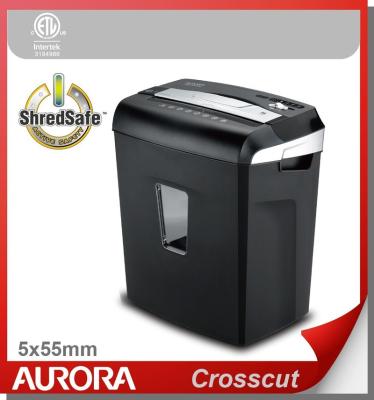 China The Aurora AS1230C/AS1030C Plastic Paper Shredder, 12/10 Crosscut 5x55mm, Medium Duty Shredding (A4) Sheet Machine for Office and SOHO Normal for sale