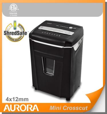 China The Aurora AS1070C plastic paper shredder, mini crosscut of 10 sheets (A4) 4 x12mm. Medium DutyShredding Machine for Office and SOHO Normal for sale