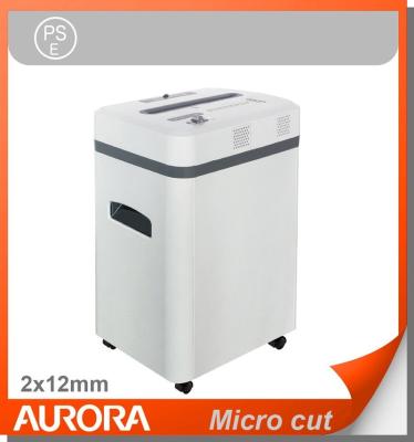 China The Aurora AS650MQ plastic paper shredder, 6 sheets (A4) micro 2*12mm cut, low power shredding machine for home and office normal for sale