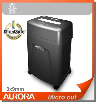 China The Aurora AS105MQ Plastic Paper Shredder, 3x9mm Micro Cut, 10 Sheet (A4) Medium Duty Shredding Machine for Office and SOHO Normal for sale