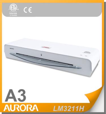 China Aurora LM3211H hot laminator, A3 min 5 heat up time, A3 pouch 80-150mic thickness for sale