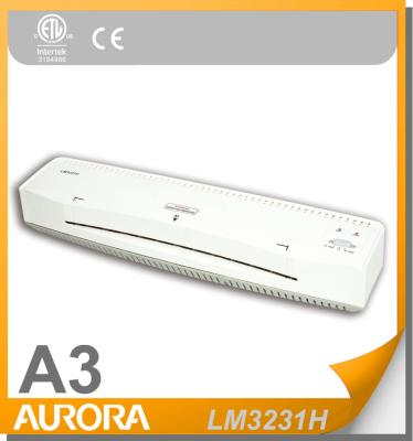 China Aurora LM3231H hot laminator, A3 5min heat up time, A3 pouch 80~150mic thickness for sale