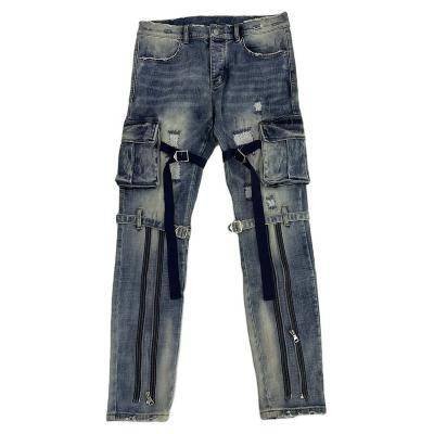 China Breathable YSJ Customized Technics Hot Selling Products Men Denim Pants Custom Designs High Quality Mens Jeans Pants USA Jeans Pants For Men for sale