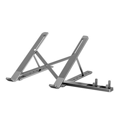 China 4-18 2022 aluminum laptop and notebook monitor stands with cell phone holder laptop stand for sale