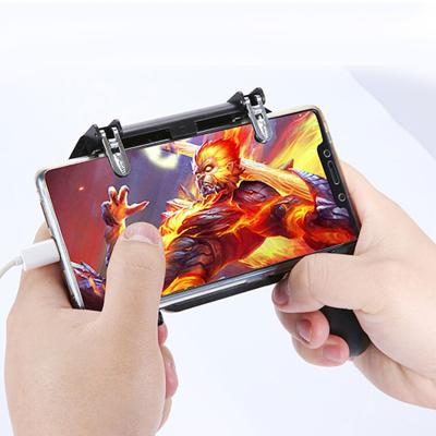 China Play A Game Game Trigger Mobile Joystick Gamepad Eat Chicken Fire Button Mobile Game Controller For Pubg Games for sale