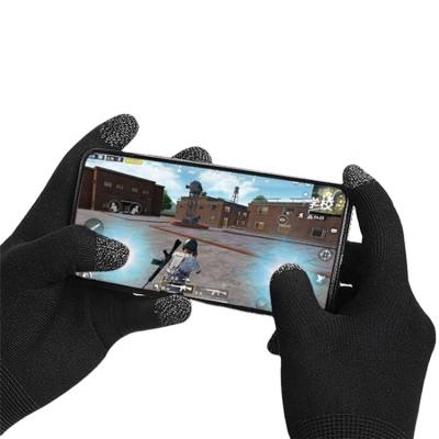 China With Silver Sensitive Touch Screen Gloves Mobile Phone Gloves Professional Handbreak Fiber Fiber Phone Gaming Gloves for sale