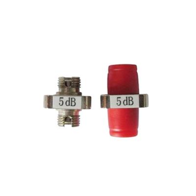 China Fixed Flanged Fiber Optic Attenuator Single Mode Female To Female 1 - 25dB for sale