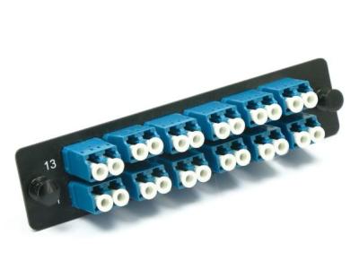 China Metal 1U Fiber Patch Panel 12 Ports Duplex LC/SC/FC/ST Simplex Duplex Connector for sale