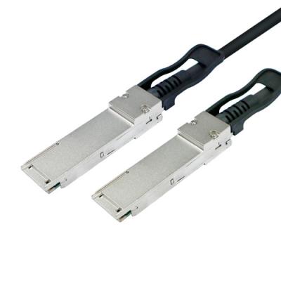 China RoHS Compliant Fiber Optic Transceiver 100G QSFP28 DAC Copper Cable Assembly for sale