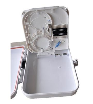 China High Impact Plastic Fiber Optic Termination Box 16 Port For FTTH/CATV Networks for sale