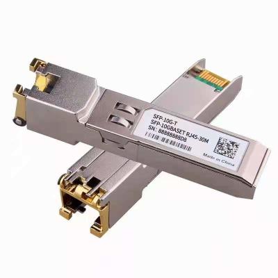 Cina Modulo ottico 30m del ricetrasmettitore di Ethernet del rame SFP+ di RJ45 10G 50m 100m in vendita