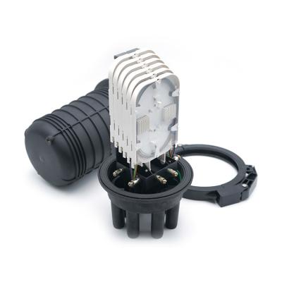 中国 ROHS 96/144C Optical Fiber Splice Closure Dome 7 Cable Ports 2000N 販売のため