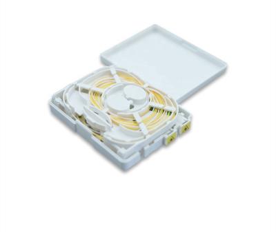 China Flame Retardant FTTH Termination Box Wiring Zone SC APC Fiber Optic Faceplate for sale