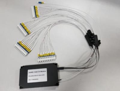 China 40CH kundenspezifisches Band LC UPC 100GHz C21-C60 250mW Modul AWG-Lehre DWDM zu verkaufen