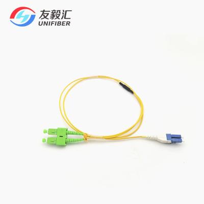 China Duplexverbindungskabel G657A2 Uniboot LC UPC Monomode- Sc APC zu verkaufen