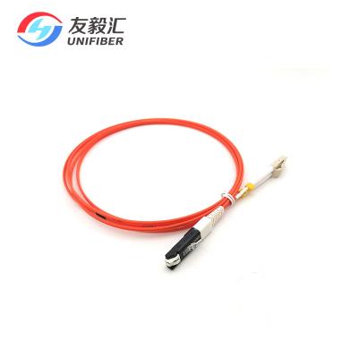 Cina GGP ha ricoperto il duplex misto a fibra ottica 1m LSZH del cavo di toppa OM1 VF45-LC in vendita