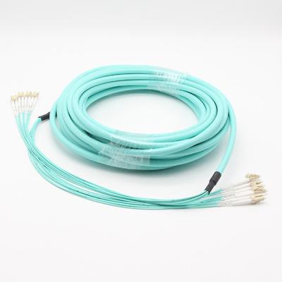 China De pre Geëindigde Multifiber-Kabel LC UPC OM3 Multimode 850nm van het Doorbraakflard Te koop