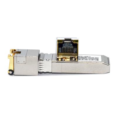 Cina Fibra di SFP del rame della base-t del modulo 10G del ricetrasmettitore di Gigabit Ethernet SFP al RJ45 30m in vendita