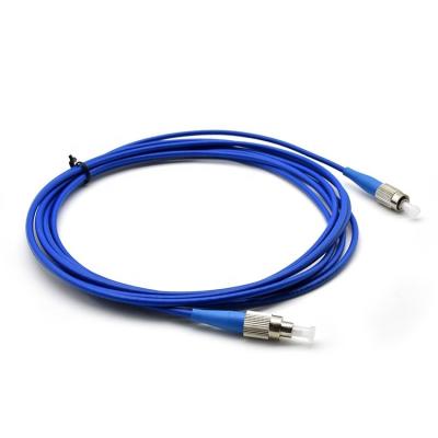 China Simplex acorazado resistente 3.0m m FC/UPC-FC/UPC del solo modo del cordón de remiendo de la fibra óptica del roedor en venta