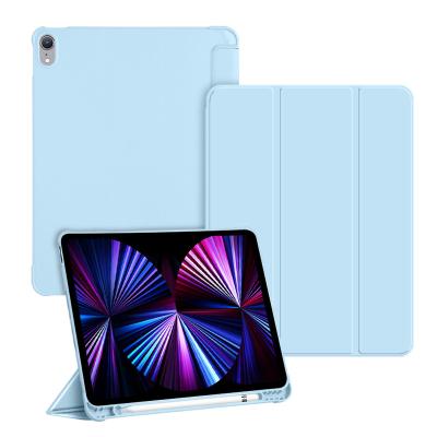 China iPad10.2 Magnet Case PU Slim Leather Smart Tablet Case with Auto Sleep and Wake Pencil Slot for iPad 7th 8th 10.2 9th for sale