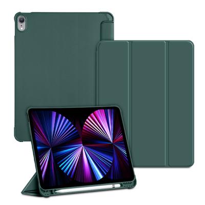 China IPad10.2 PU Leather Tablet Protective Case Flip Cover Soft TPU For iPad Pro Case 2022 12.9 inch With Pencil Slot For Apple Cover for sale