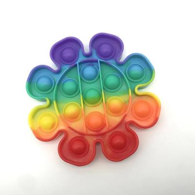 China Hot Selling Silicone Amazon Relaxation Flower Kid Adults Wiggle Anti Stree Toys for sale