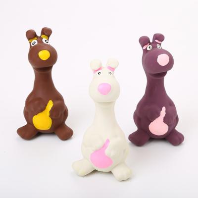 China New Viable Wholesale Soft Animal Pet Toys Small Latex Dog Shape Pet Toys For Cats for sale