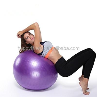 China Tiger Fitness Wholesale Fitness Yoga Exercise High Quality Anti Burst Eco-Friendly PVC With Seat And Resistance Bands Gym Yoga Ball for sale