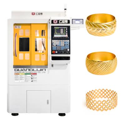 Китай G9-550 Cnc Gold Bangles Machine Вертикальная двойная шпиндельная резьба Фрезерная партия Цветочная композитная машина продается