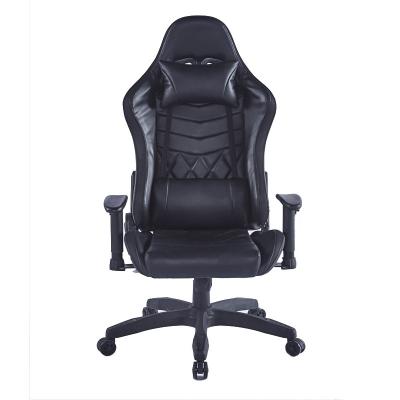 China Convertible Function Chair Rotation Can Be Raised Can Lie Down Massage Gaming Chair With RGB Light Belt And Speakers for sale