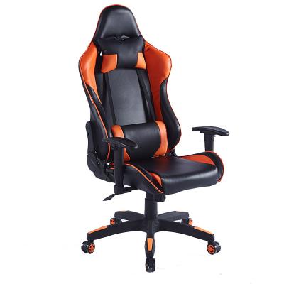 China Convertible Professional Gamer Office Furniture Ergonomic Leather Racing Gaming Chair for sale