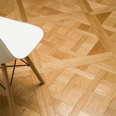 China Modern Hot Sale Oak Manufacturers Versailles Pattern Oak Parquet Engineered Wood Flooring for sale