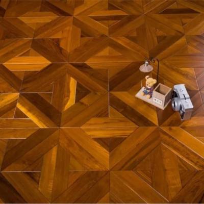 China Modern Factory Direct Supply Teak Parquet Engineered Hardwood Flooring for sale