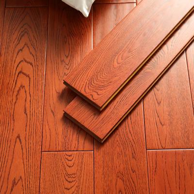 China 2020 New Modern Red Oak Hardwood Indoor Solid Timber Flooring for sale