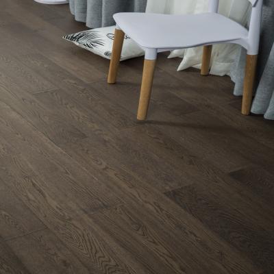 China Factory Supply Modern Dark Color Oak Flooring CHEAP WOOD FLOORING Engineered Flooring for sale