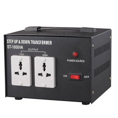 China Residential / General Purpose Step Up & Down Transformer ST-1500VA 110v 120v 220v 240v AUTO-TRANSFORMER E-I Square Transformer Convert Single Voltage RUIKANG for sale