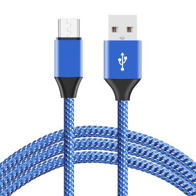 China 8P Connector For Mobile Phone Durable Colorful Nylon Braided 2m/6ft USB Data Cable 2.4A Fast Charging Charger Cable For Apple Iphone for sale