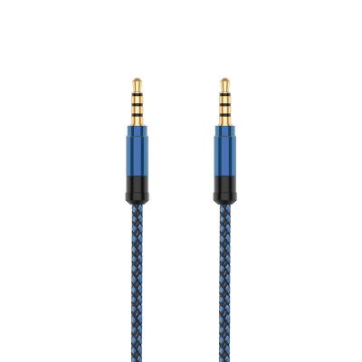 China aux audio cable hot sale 35mm car for mini speaker male to male audio cable for sale