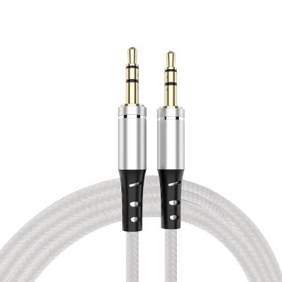 China Jack To Jack High Fidelity Slim Gold Plated Connector 1500mm/5ft Tangle Proof 3.5 Mm Jack To AUX Extension Cable Audio Wire. by Jack Car for sale